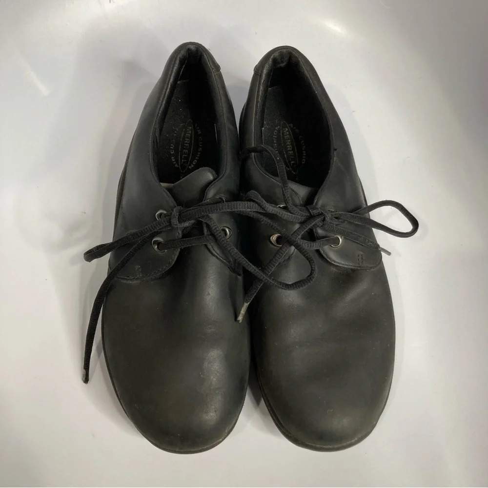 Merrell Jungle Moc smooth black sneakers‎ size 9.5